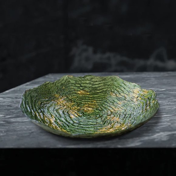 Palmero - Gold splattered ink Serveware - Picture 2 of 4